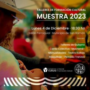 MUESTRA 2023 DE TALLERES DE FORMACIÓN CULTURAL